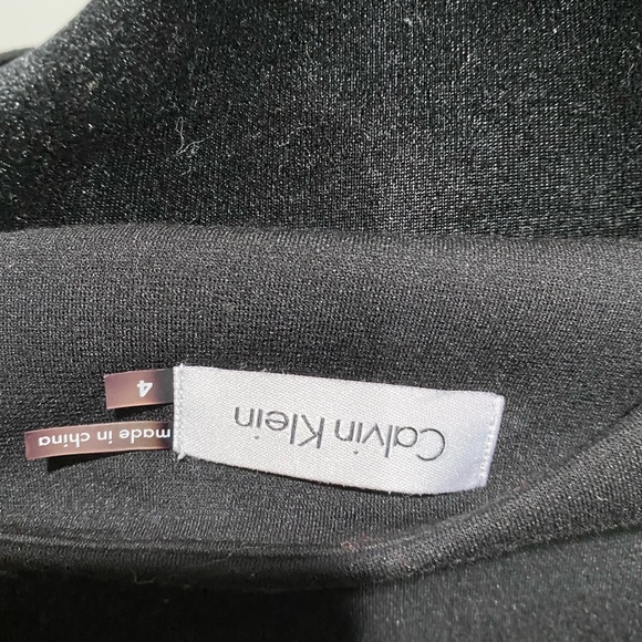 Calvin Klein dress, black and red, size 4 - Picture 4 of 11